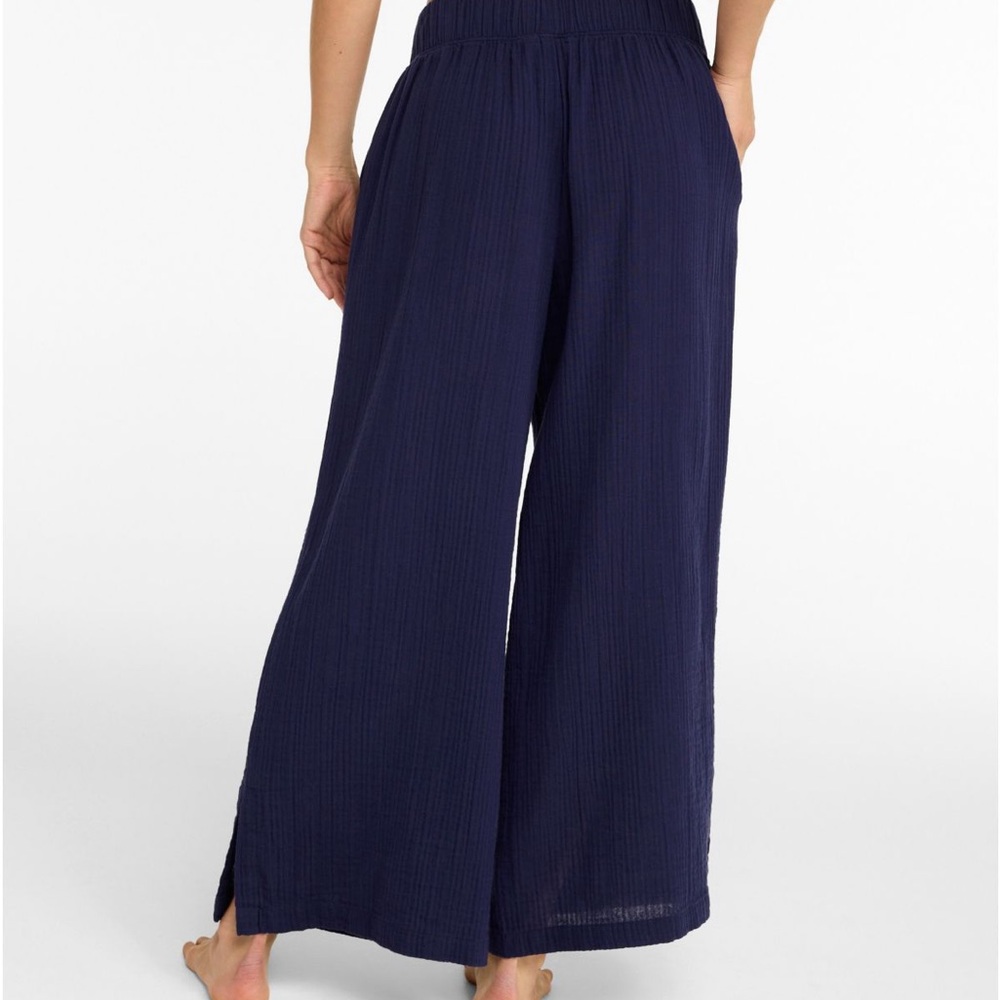 L.L. Bean Blue Wide-Leg Pants‎ size xs NWT